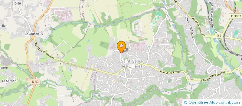 localisation de l'entreprise MONSIEUR FLORENTIN MONTEIL  SAINT-GENIS-LES-OLLIERES