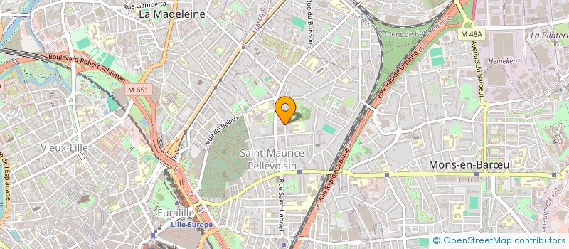 localisation de l'entreprise MONSIEUR FLORENTIN MOURET à LILLE