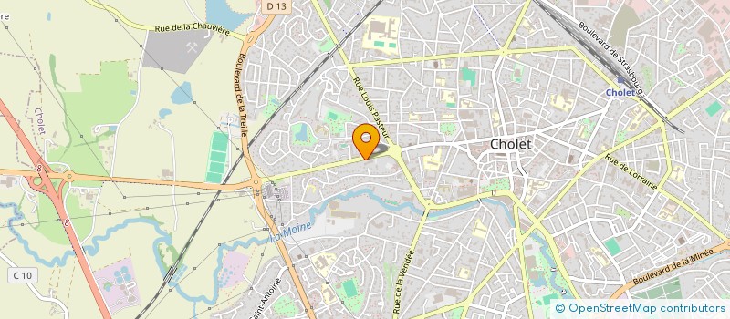 localisation de l'entreprise MONSIEUR FLORENTIN NEAU  CHOLET