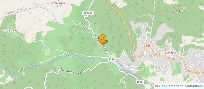 localisation de l'entreprise MONSIEUR FLORENTIN PECAUD  GRIMAUD