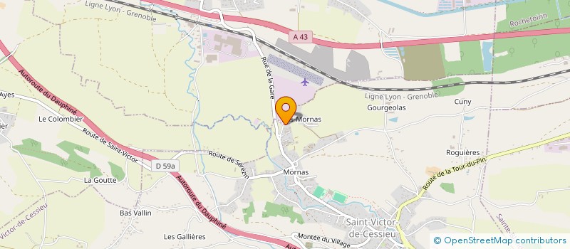 localisation de l'entreprise MONSIEUR FLORENTIN PHILBOIS  SAINT-VICTOR-DE-CESSIEU