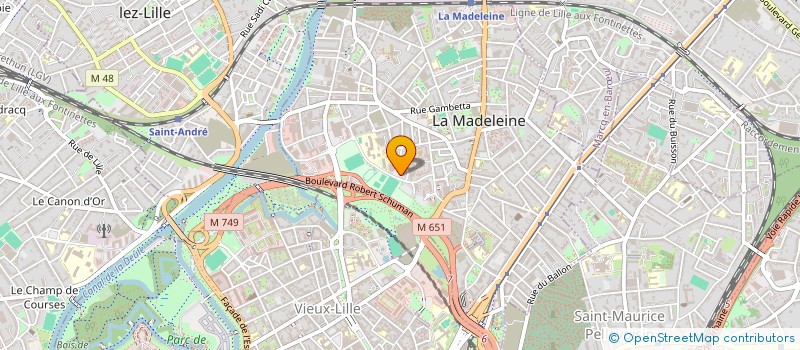 localisation de l'entreprise MONSIEUR FLORENTIN PLAISANT à LA MADELEINE
