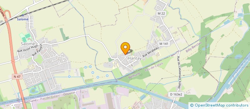 localisation de l'entreprise MONSIEUR FLORENTIN PLANCQ  HANTAY