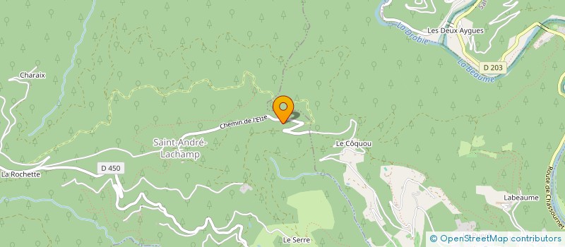 localisation de l'entreprise MONSIEUR FLORENTIN PRAT  SAINT-ANDRE-LACHAMP