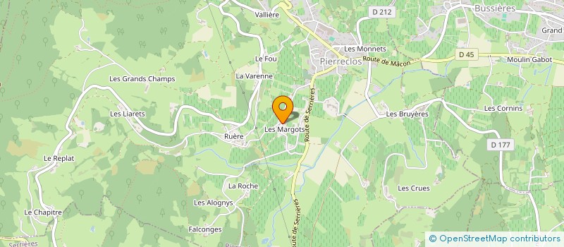 localisation de l'entreprise MONSIEUR FLORENTIN RENAUD à PIERRECLOS