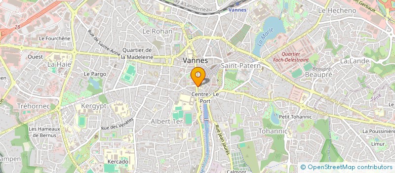 localisation de l'entreprise MONSIEUR FLORENTIN TREGARO à VANNES