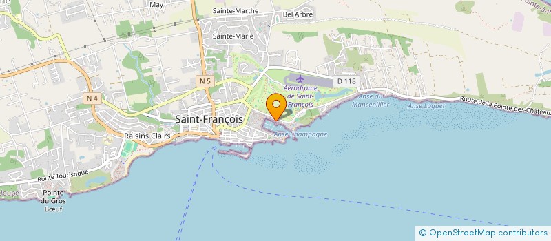 localisation de l'entreprise MONSIEUR FLORENTINO GOLIS  SAINT-FRANCOIS