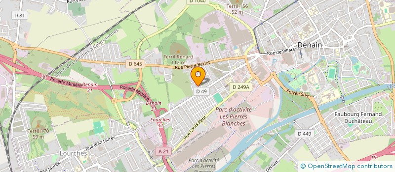 localisation de l'entreprise MONSIEUR FLORENTIU AVADANI  DENAIN