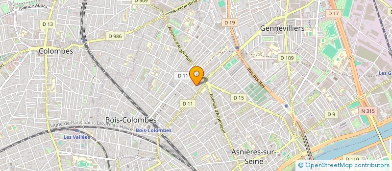 localisation de l'entreprise MONSIEUR FLORES PEREZ à BOIS-COLOMBES