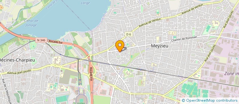 localisation de l'entreprise MONSIEUR FLORIAN ACHOUIL à MEYZIEU