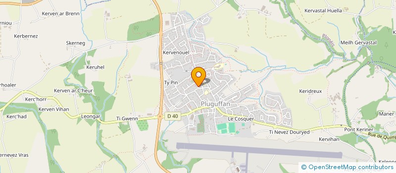 localisation de l'entreprise MONSIEUR FLORIAN AGUILLON  PLUGUFFAN