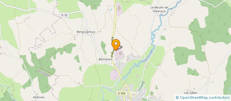 localisation de l'entreprise MONSIEUR FLORIAN ALIZON  SAUGUES