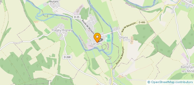 localisation de l'entreprise MONSIEUR FLORIAN ANDRE  LARIANS-ET-MUNANS