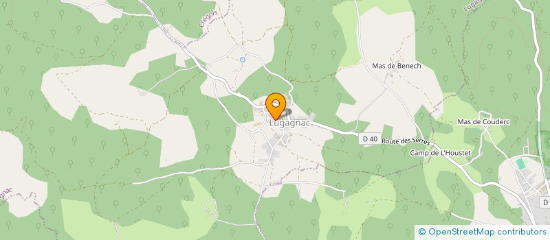 localisation de l'entreprise MONSIEUR FLORIAN ANDRE  LUGAGNAC