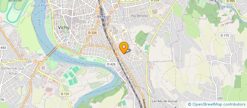 localisation de l'entreprise MONSIEUR FLORIAN ANGLADE à VICHY