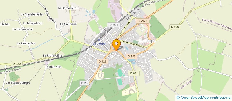 localisation de l'entreprise MONSIEUR FLORIAN ANGOUILLANT à LA LOUPE