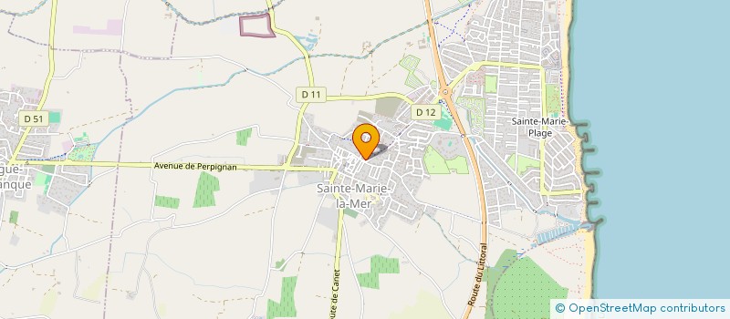 localisation de l'entreprise MONSIEUR FLORIAN ARAGON  SAINTE-MARIE-LA-MER