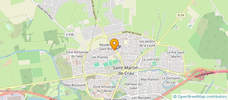 localisation de l'entreprise MONSIEUR FLORIAN ARNAUD à SAINT-MARTIN-DE-CRAU