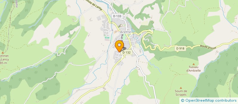 localisation de l'entreprise MONSIEUR FLORIAN ARREGLE  ARETTE