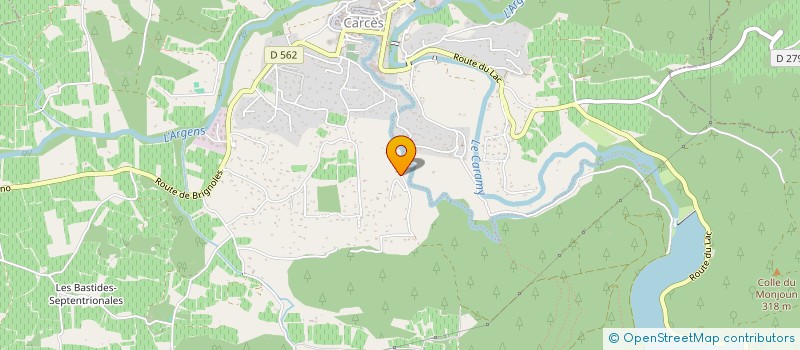 localisation de l'entreprise MONSIEUR FLORIAN ARSAC  CARCES