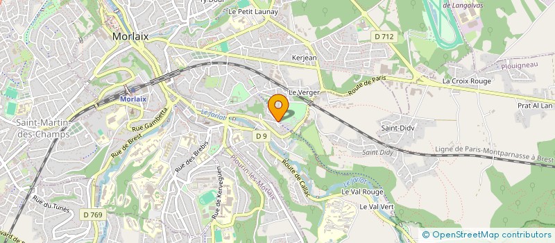 localisation de l'entreprise MONSIEUR FLORIAN ASPOT  MORLAIX