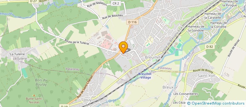 localisation de l'entreprise MONSIEUR FLORIAN ATTOUNGBRE  BREUILLET