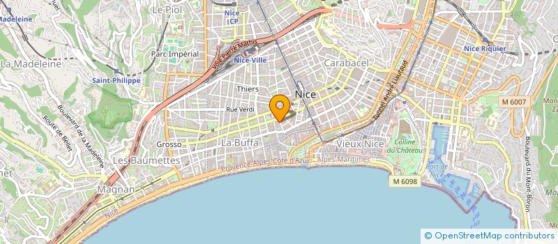 localisation de l'entreprise MONSIEUR FLORIAN AUBRY  NICE