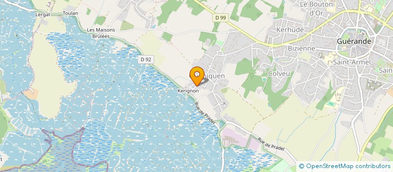 localisation de l'entreprise MONSIEUR FLORIAN AUDEFRAY à GUERANDE