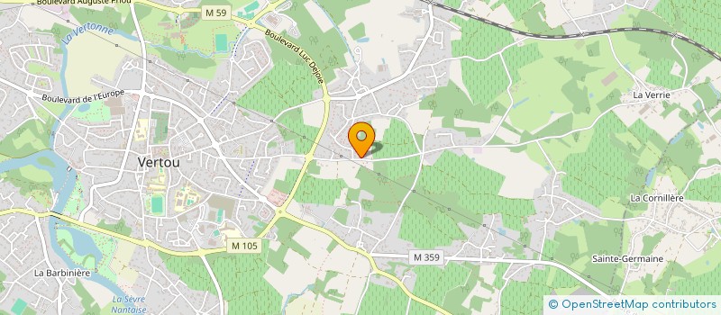 localisation de l'entreprise MONSIEUR FLORIAN AUDRAIN à VERTOU