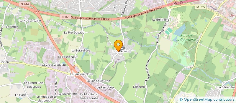 localisation de l'entreprise MONSIEUR FLORIAN AUDRAN à COUERON