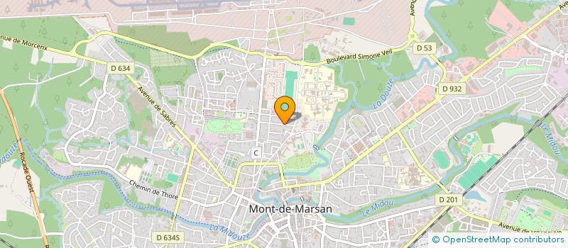 localisation de l'entreprise MONSIEUR FLORIAN AUDREN  MONT-DE-MARSAN