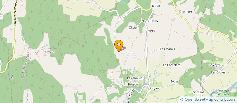 localisation de l'entreprise MONSIEUR FLORIAN AYMARD à SOYANS