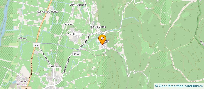 localisation de l'entreprise MONSIEUR FLORIAN AZAS  SEGURET