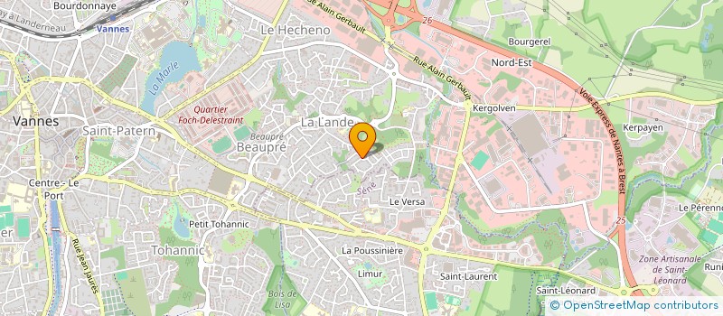 localisation de l'entreprise MONSIEUR FLORIAN BACHELET à VANNES