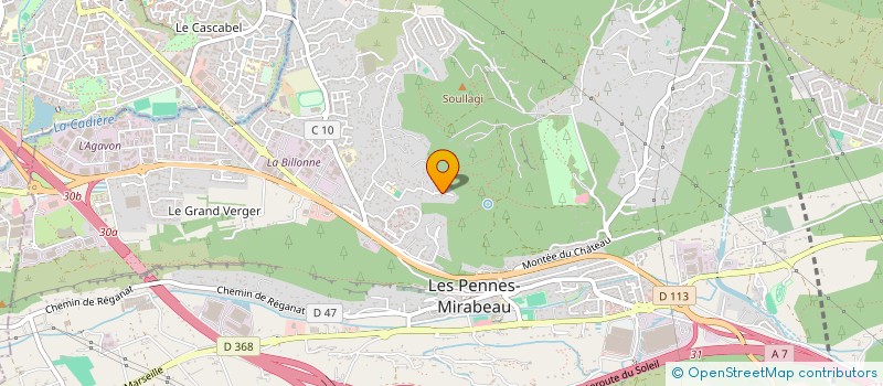 localisation de l'entreprise MONSIEUR FLORIAN BAEZA à LES PENNES-MIRABEAU