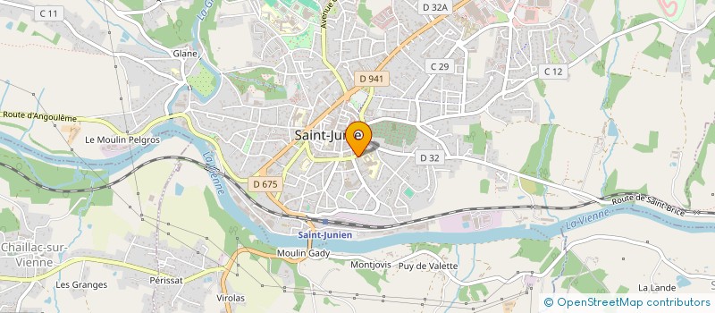 localisation de l'entreprise MONSIEUR FLORIAN BAISNEE à SAINT-JUNIEN
