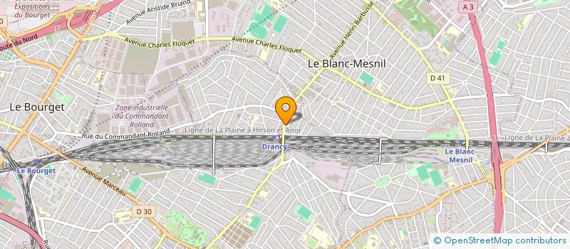 localisation de l'entreprise MONSIEUR FLORIAN BALLEE  DRANCY