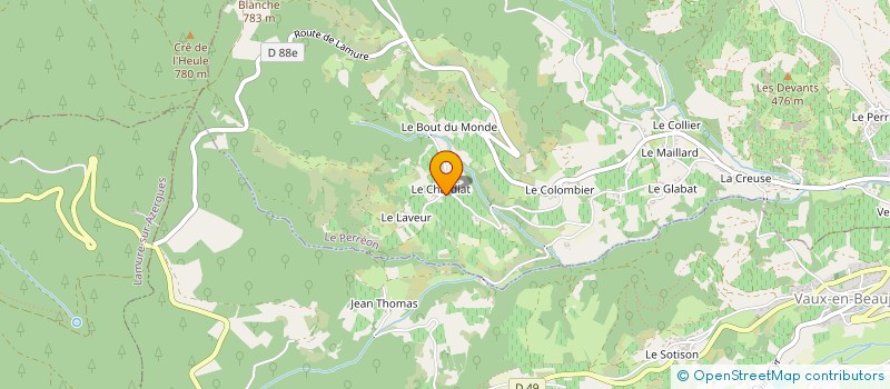 localisation de l'entreprise MONSIEUR FLORIAN BANTI  LE PERREON