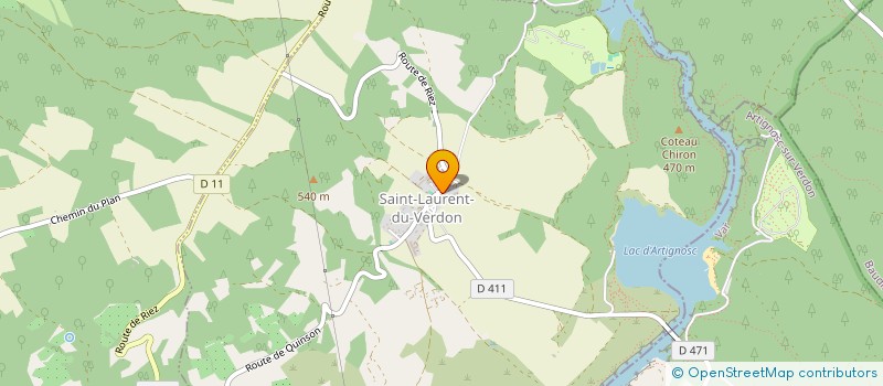 localisation de l'entreprise MONSIEUR FLORIAN BARBERIS  SAINT-LAURENT-DU-VERDON