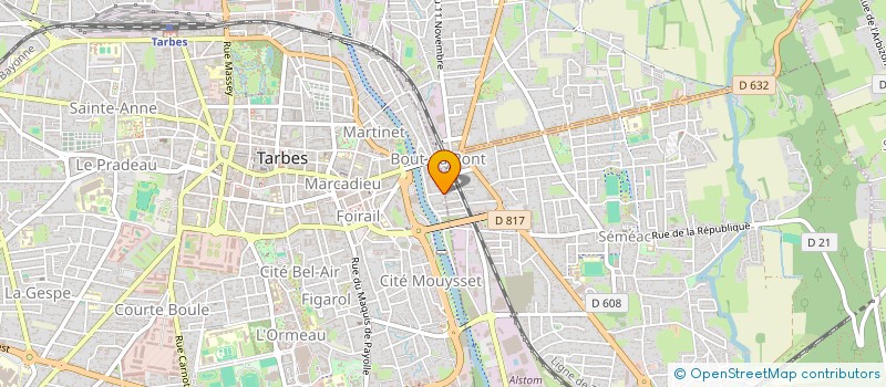 localisation de l'entreprise MONSIEUR FLORIAN BARDEUR  TARBES