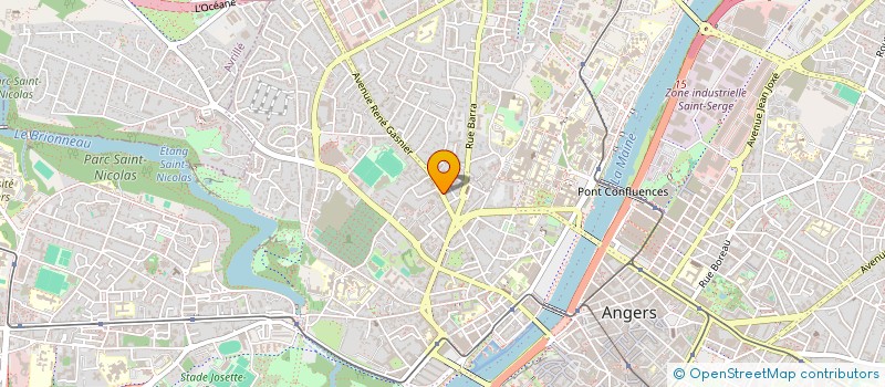localisation de l'entreprise MONSIEUR FLORIAN BARON à ANGERS