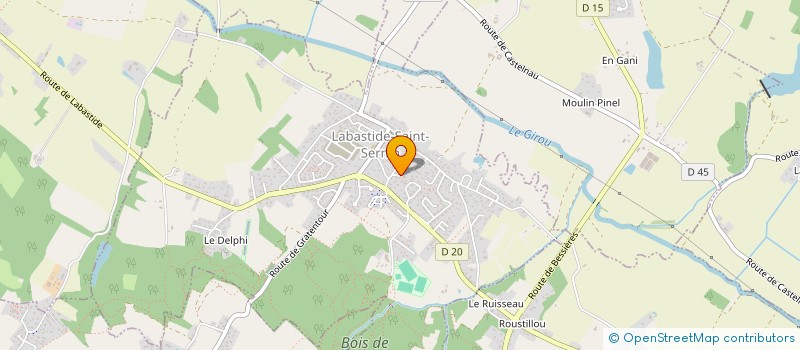 localisation de l'entreprise MONSIEUR FLORIAN BARRIERE  LABASTIDE-SAINT-SERNIN