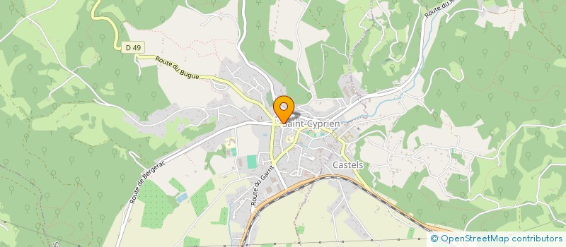 localisation de l'entreprise MONSIEUR FLORIAN BARRIERE  SAINT-CYPRIEN