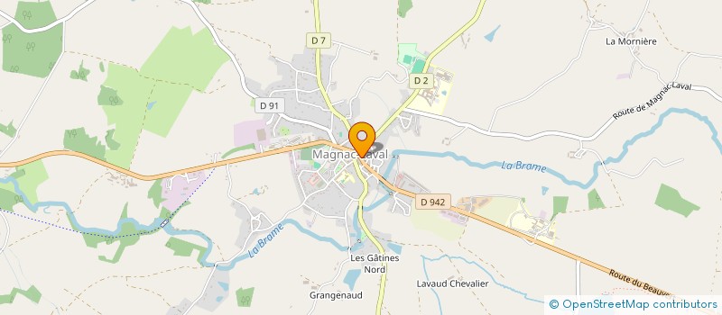 localisation de l'entreprise MONSIEUR FLORIAN BATTON  MAGNAC-LAVAL