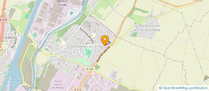 localisation de l'entreprise MONSIEUR FLORIAN BAUDIN  COLOMBELLES