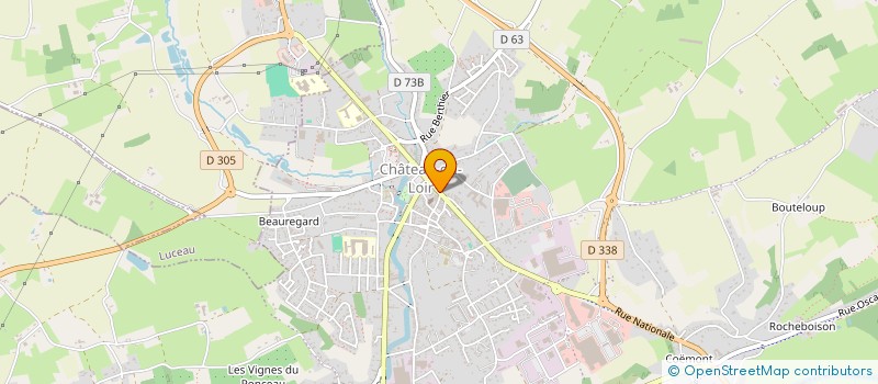 localisation de l'entreprise MONSIEUR FLORIAN BAUDOT  MONTVAL-SUR-LOIR