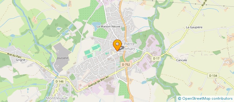 localisation de l'entreprise MONSIEUR FLORIAN BAZANTE à MONTREVAULT-SUR-EVRE