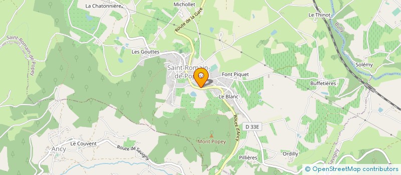 localisation de l'entreprise MONSIEUR FLORIAN BEAU  SAINT-ROMAIN-DE-POPEY