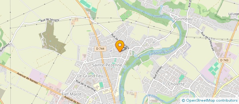 localisation de l'entreprise MONSIEUR FLORIAN BEAUJEAULT  NIORT