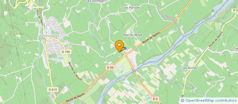 localisation de l'entreprise MONSIEUR FLORIAN BEGOU à VINSOBRES